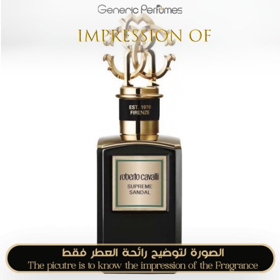 Roberto Cavalli Supreme Sandal for Unisex Roberto Cavalli Niche Perfume Oils